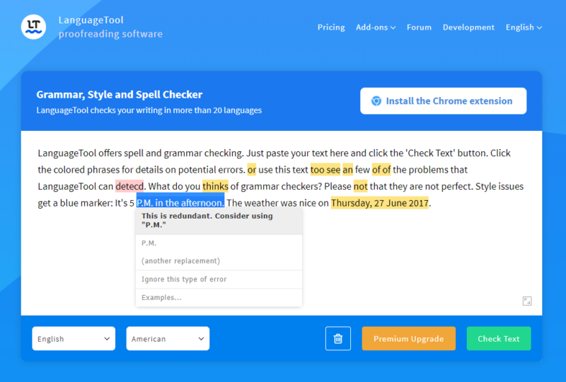 free offline grammar checker