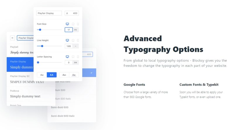 Blocksy Theme - Advanced Typography Options