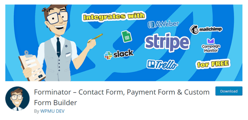 Forminator - Contact Form Payment Form Survey & Custom Form Builder