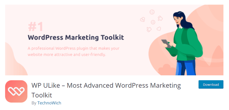 WP ULike - Most Advanced WordPress Marketing Toolkit
