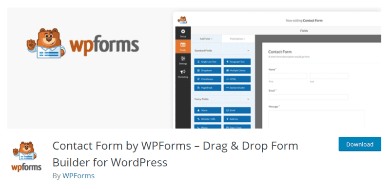 WPForms Drag & Drop Form Builder for WordPress